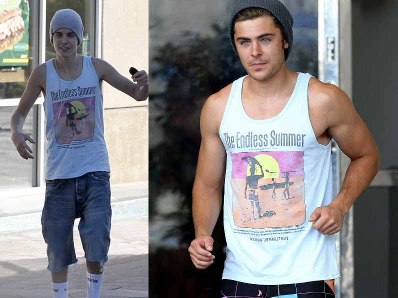 Justin Bieber Zac Effron